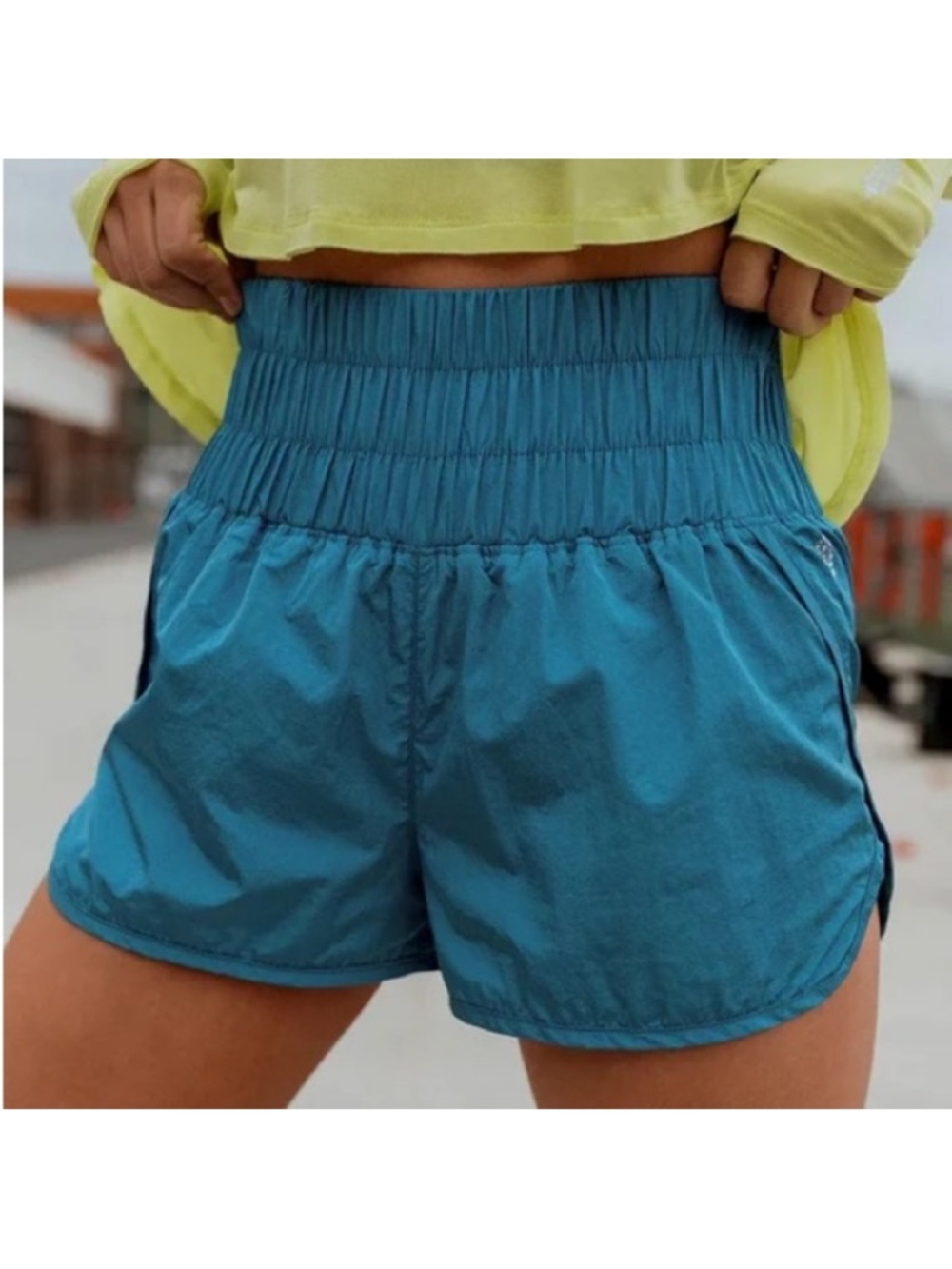 FP Movement The Way Home Run Shorts Teal